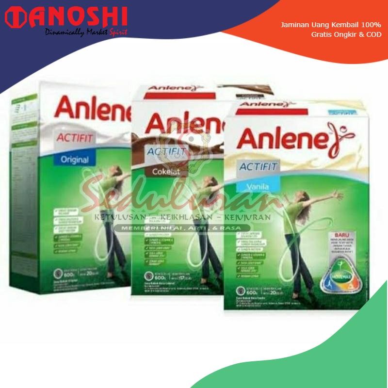 

SUSU ANLENE ACTIFIT-SUSU DEWASA-UKURAN 250 GRAM-3 VARIAN RASA-COKELAT-VANILLA-ORIGINAL