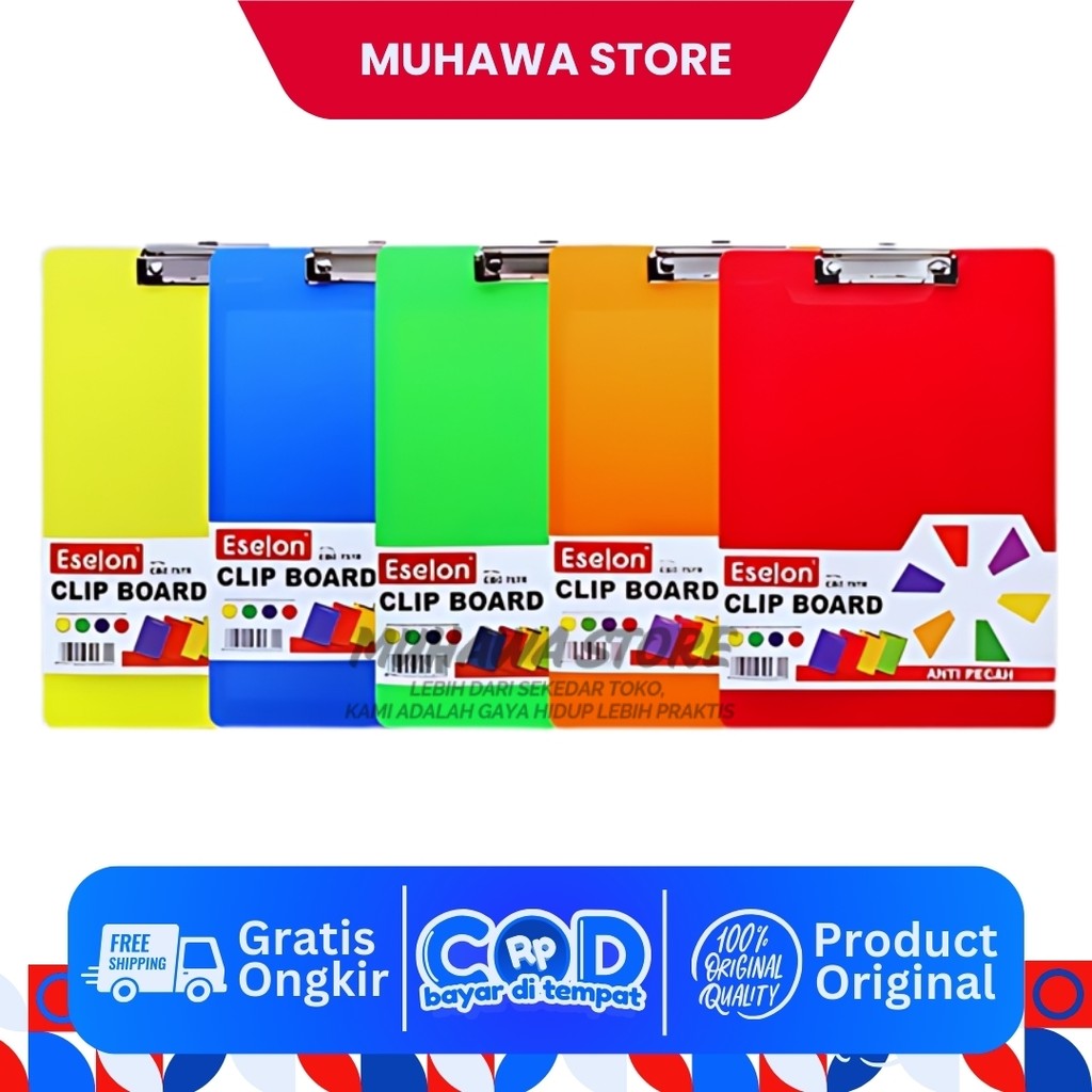 

Clipboard Eselon Fluorescent ANTIPECAH / Clipboard Eselon CBC707R