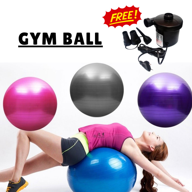 Gymball 55cm, 65cm, 75cm/ Bola Gym / Bola Yoga Gymball