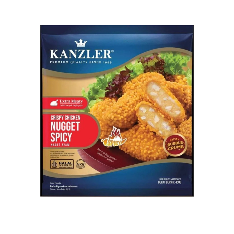 

Kanzler Crispy Spicy Chicken Nugget 450 g Pack