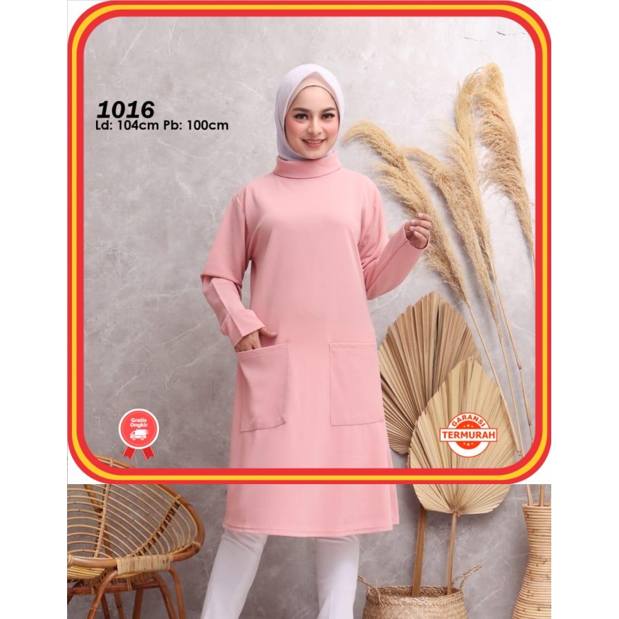 Tunik Cantik Baru Murah Wanita Baju Lebaran Kekinian /TUNIK WANITA REGINA/ TUNIK KAOS IMPORT HIJAB -