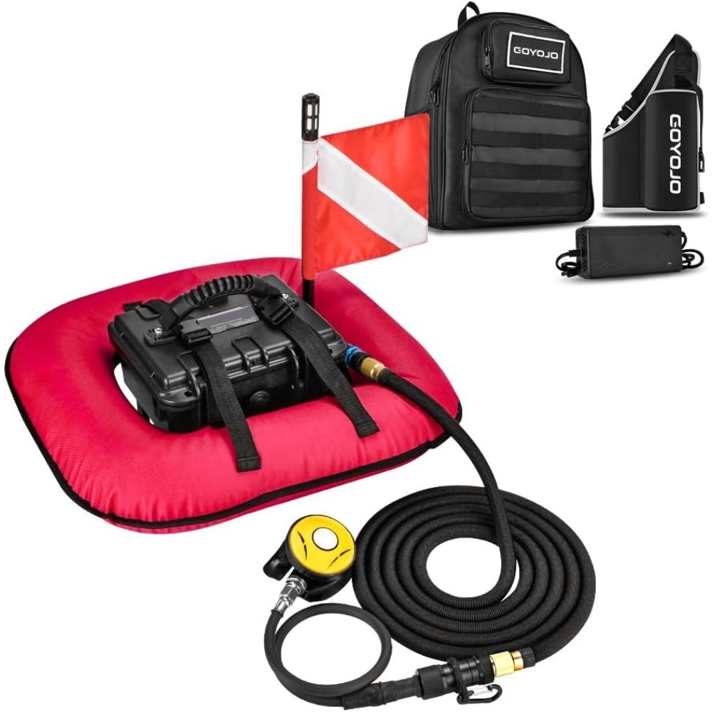 Diving System Air Buddy Scuba Gear 70 Min Rechargeable Hookah Underwater Portable Lungs Air Compress