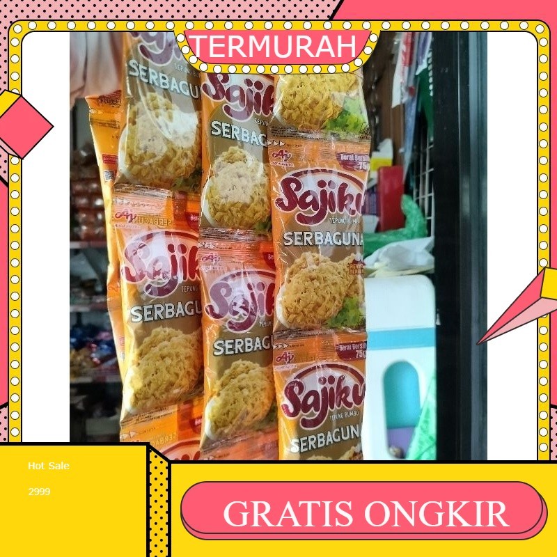 

Sajiku Tepung Serbaguna 75Gr 1renceng isi 10sachet