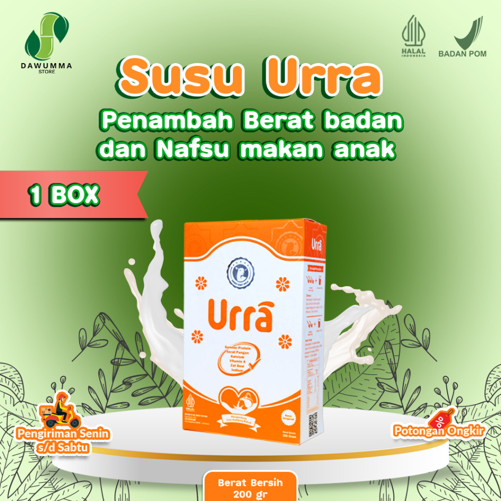 

Susu Urra Susu Kambing Saanen Premium Penambah Berat Badan dan Tinggi Badan Anak