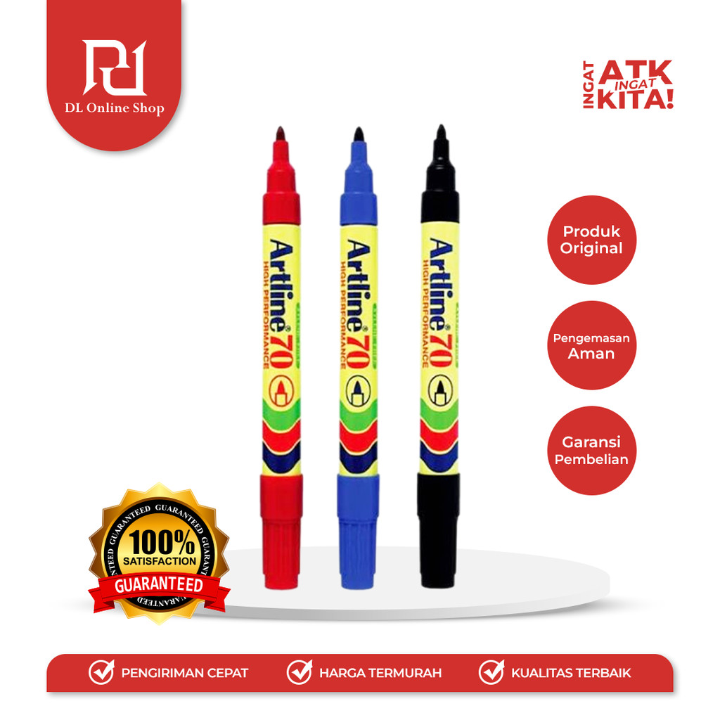 

ARTLINE 70 SPIDOL PERMANEN/ PERMANENT MARKER (1LSN /12PCS)