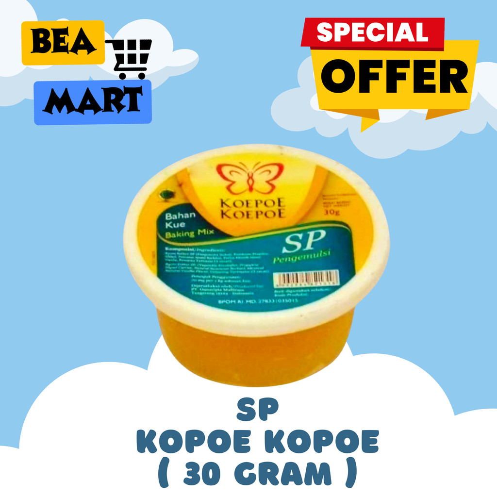 

SP Koepoe Kopoe 30 gr | Pengembang Pengelmusi Kue Kupu Kupu 30gr Kecil