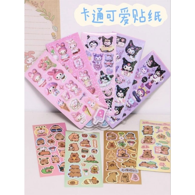 

20 PCS STICKER TEMPEL DIY STIKER BUKU DIARY CAMPUR MOTIF