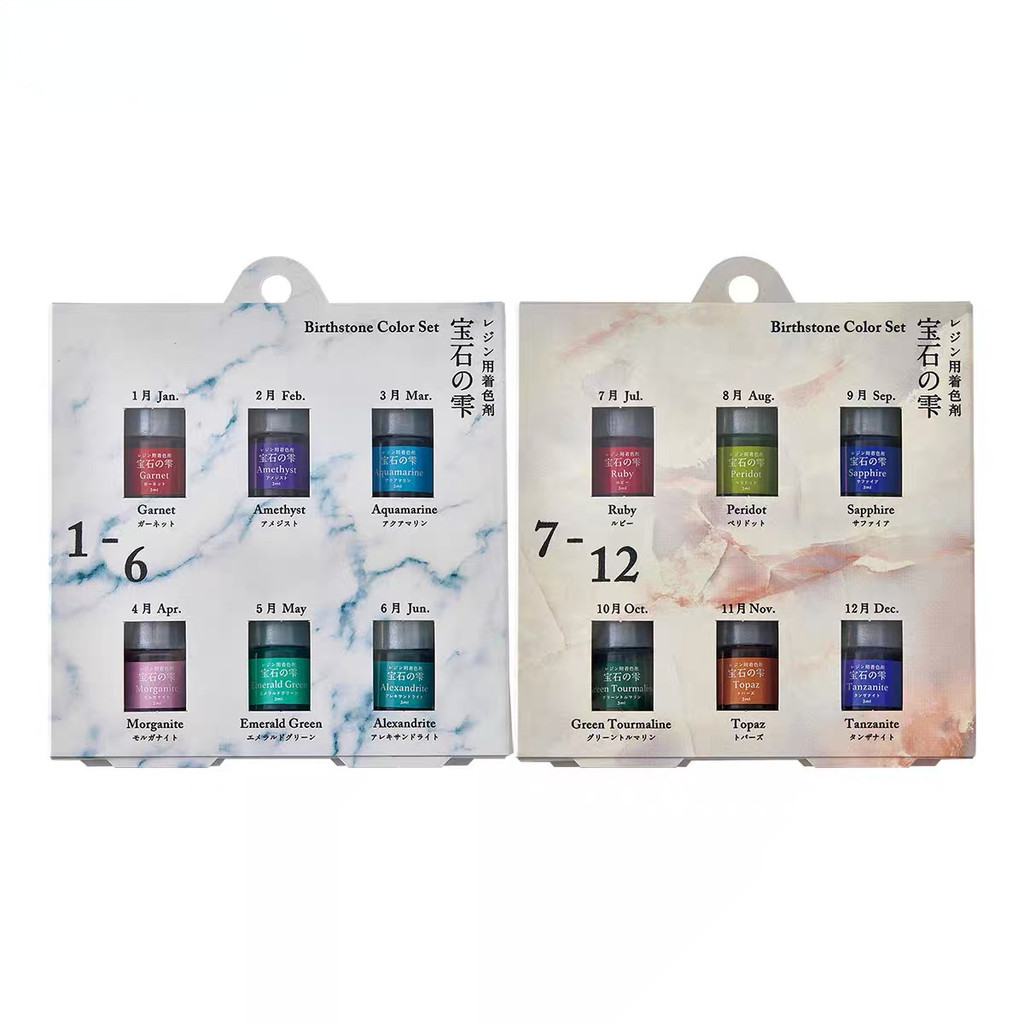 

Padico Clear Color UV LED Resin Stain Coloring Gemstone Drops 3ml*5bottles Set