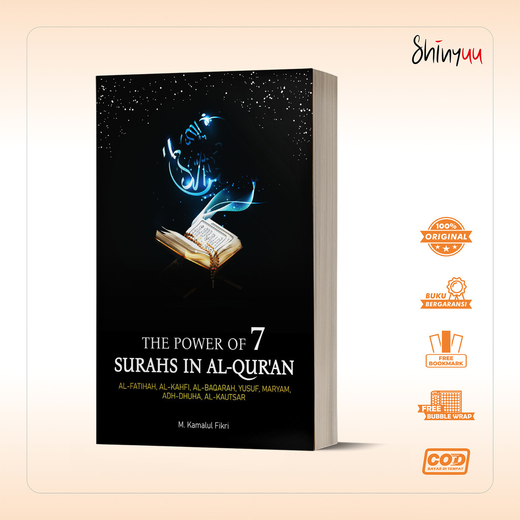 Buku The Power Of 7 Surahs In Al-Quran, Al-Fatihah, Al-Kahfi, Al-Baqarah, Yusuf, Maryam, Adh-Dhuha, 