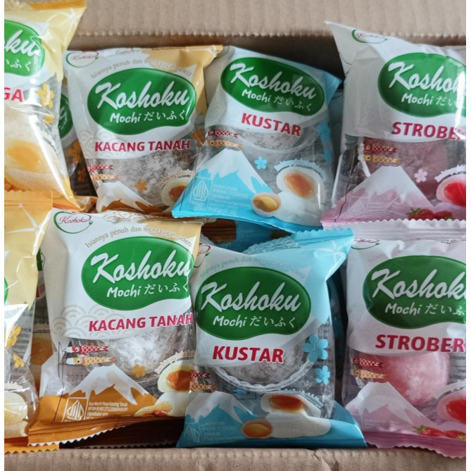 

NEW Mochi kemasan terbaru 1 Dus isi 50+2pcs