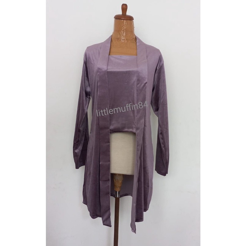 Baju KEBAYA BLUDRU POLOS KUTUBARU ( TUNIK ) STANDART DAN JUMBO PANJANG