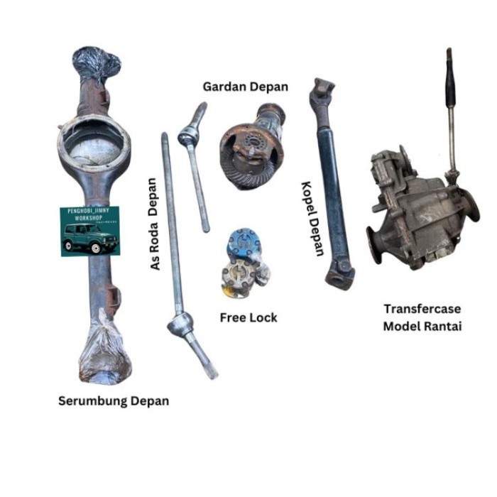 Paket 4x4 4WD Jimny Katana Paket Komplit Depan Untuk Rubahan Katana Dengan Satu Gardan 841/937 Paket