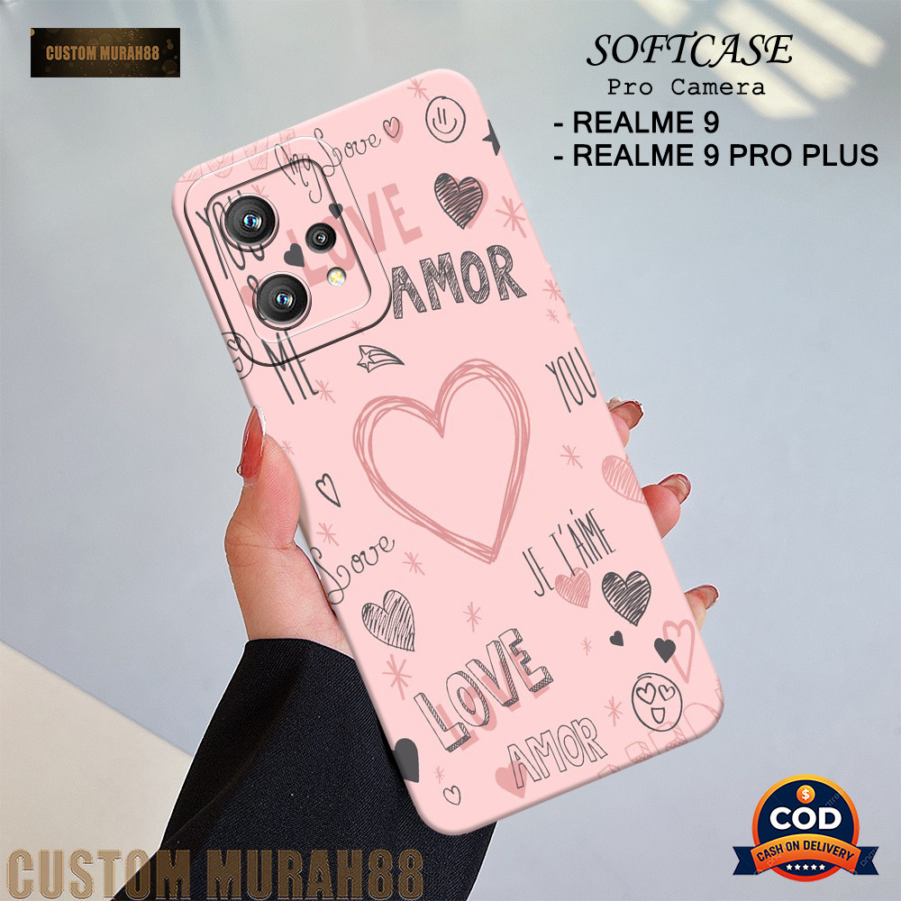 Case Realme 9 Dan Realme 9 Pro Terbaru - Fashion Case LOVE - Casing Hp Realme 9 Dan Realme 9 Pro - S