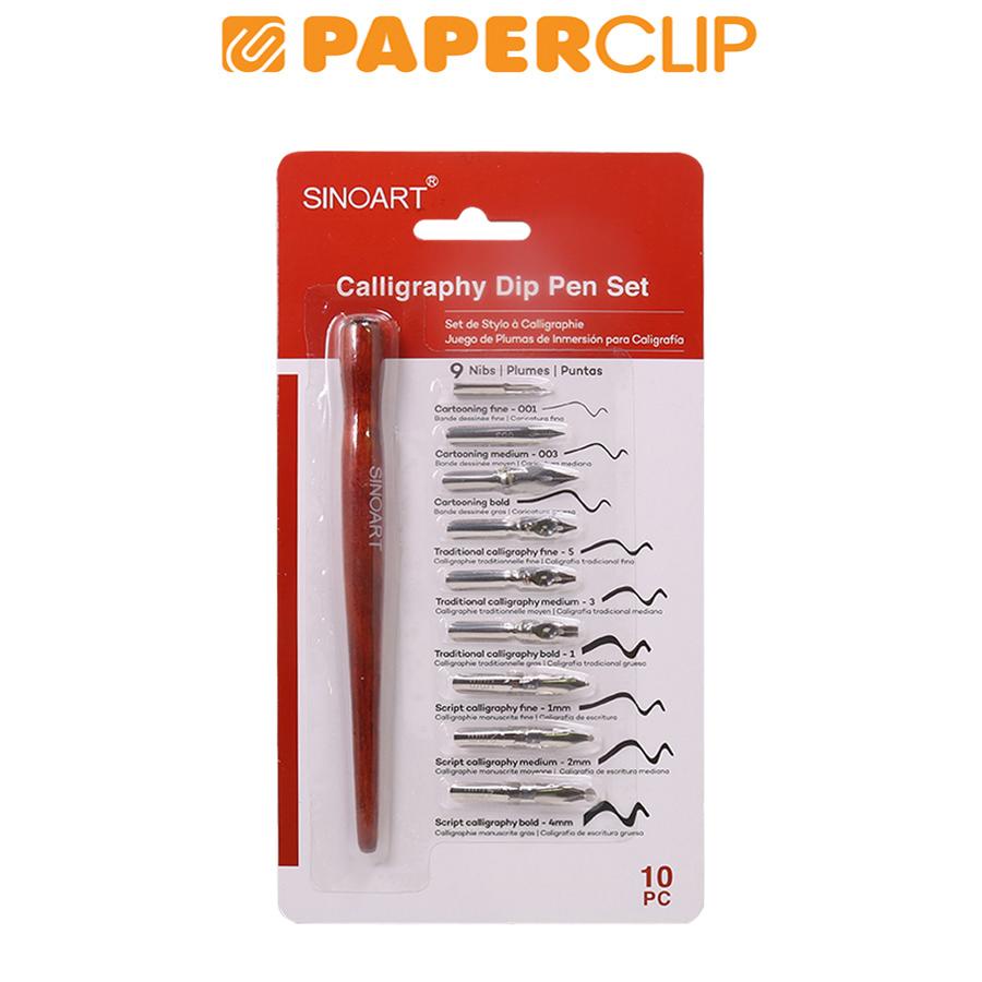 

PENA KALIGRAFI / CALLIGRAPHY DIP PEN SET SINOART SFT0239 10S