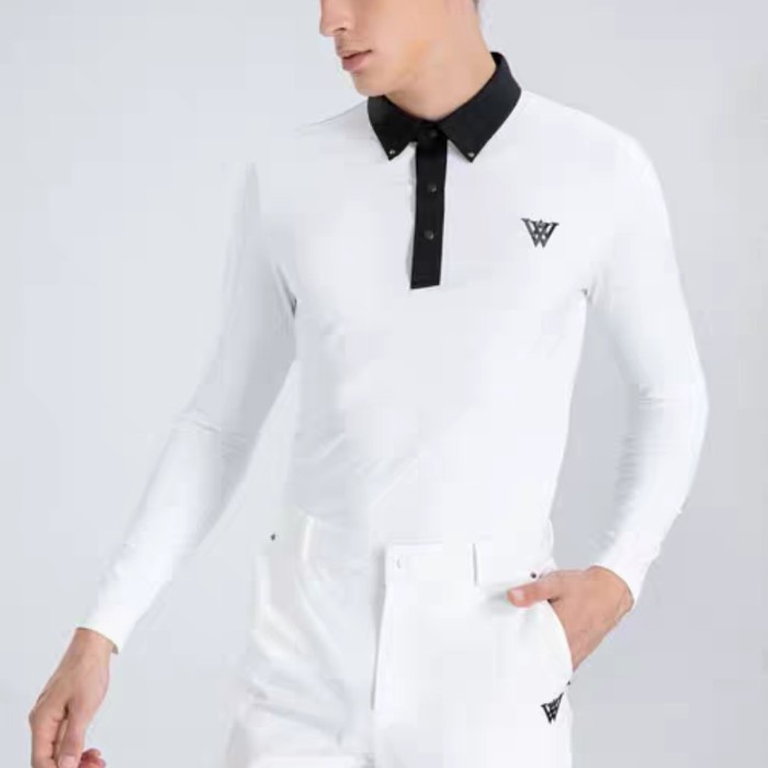 Polo Golf Men polo shirt golf long sleeve vonzone golf