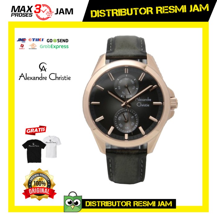 JAM PRIA ALEXANDRE CHRISTIE AC 6573 6573MF BLACK ROSEGOLD