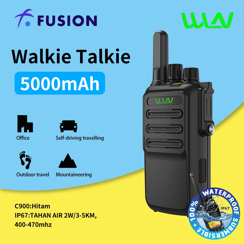 HT IP67 WLN C900 Walkie Talkie Waterproof Battery 5000Mah
