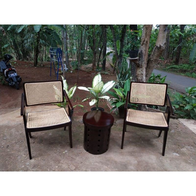 kursi teras kursi teras rotan kayu jati