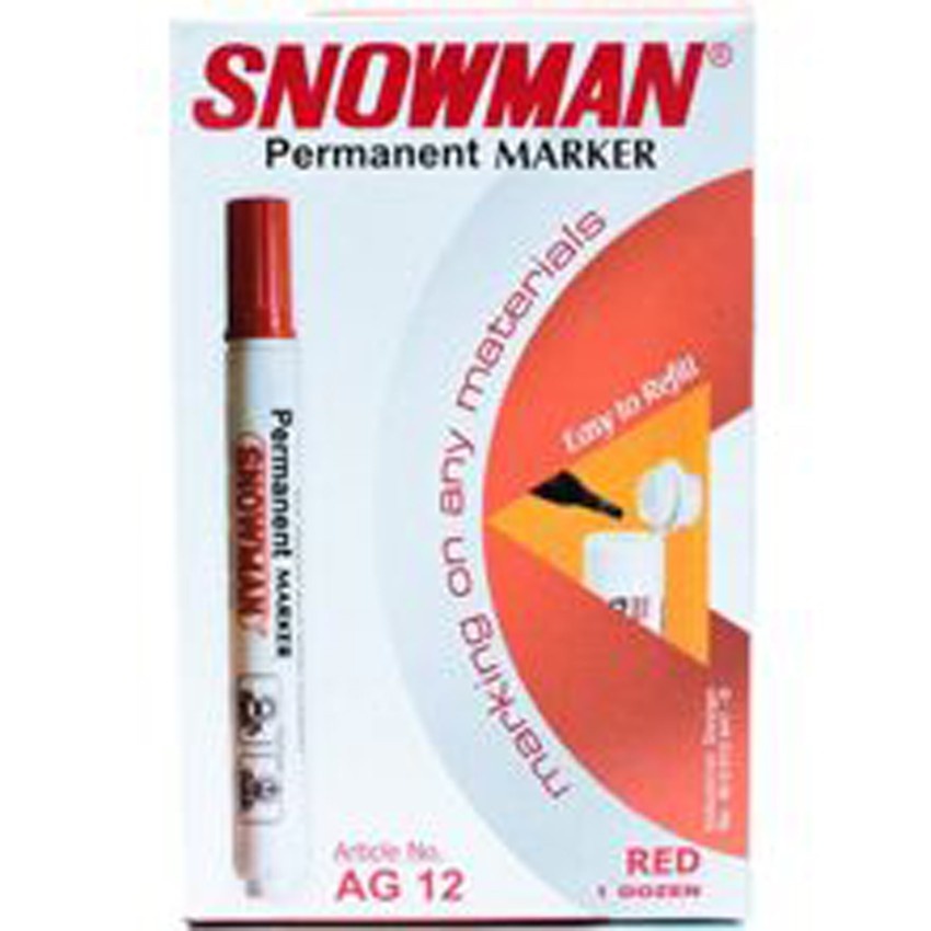 

SNOWMAN SPIDOL BESAR PERMANEN AG-12 PACK