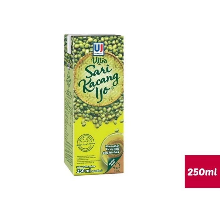 

Sari Kacang ijo Ultra Jaya UJ 250ml MUNG BEAN DRINK