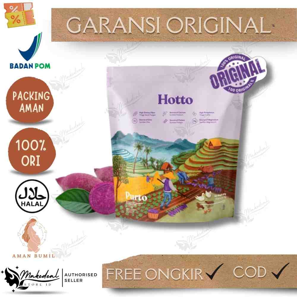 

Hotto Purto Pouch (16 sachet) Multigrain with Purple Potato