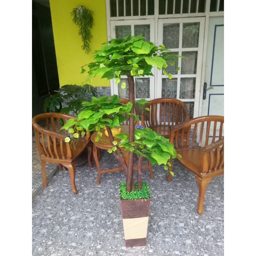 Pohon Anggur Artificial 150cm- Pohon Anggur Plastik - Pohon Hias - Pohon Hiasan Rumah - Pohon Dekora