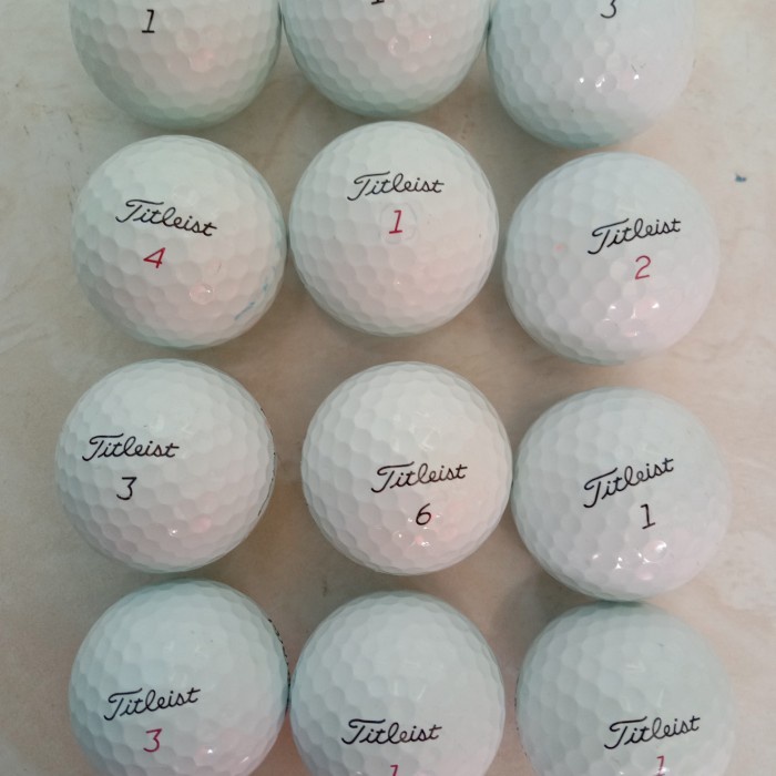 [Terbaru] bola golf second titleist pro v1 dan pro v1x grade A