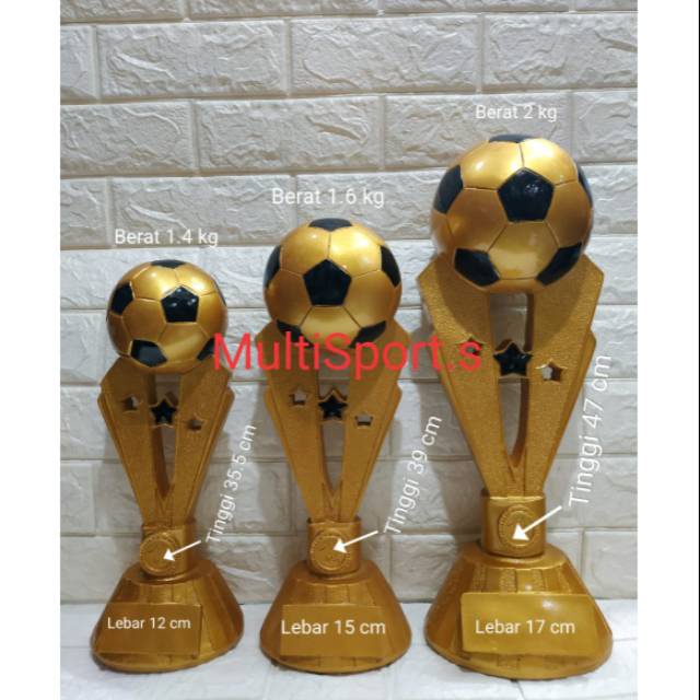 TROPHY PIALA IMPORT BOLA 1 SET