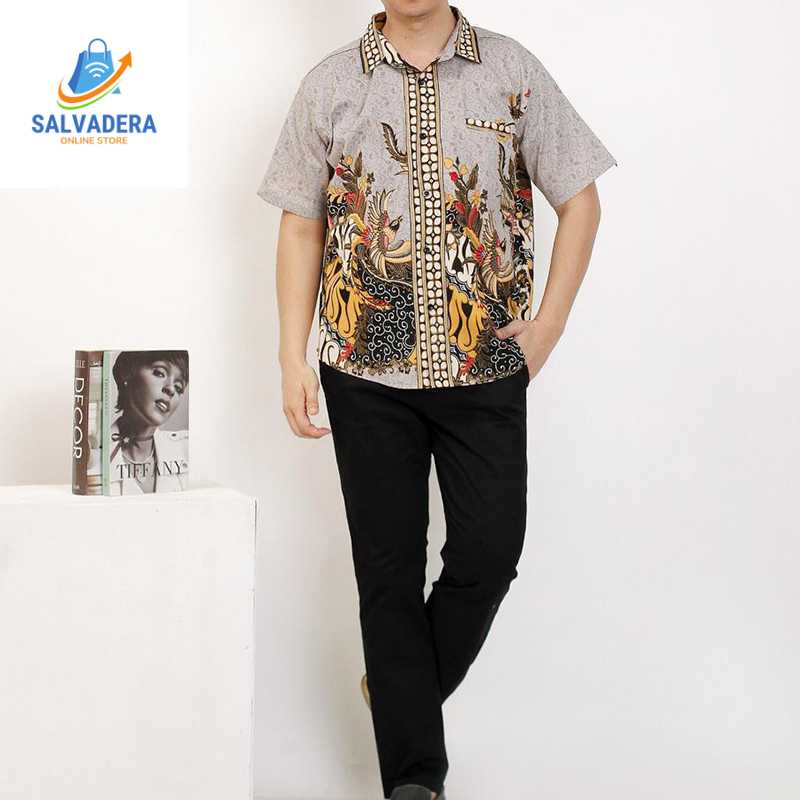Keren Marshal Kemeja Pria Kemeja Batik Pria Atasan Couple Hem