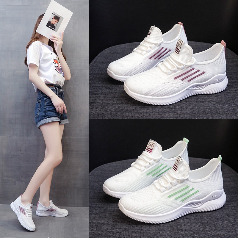 JP036 Sepatu Sneakers Wanita Import Sepatu Olahraga