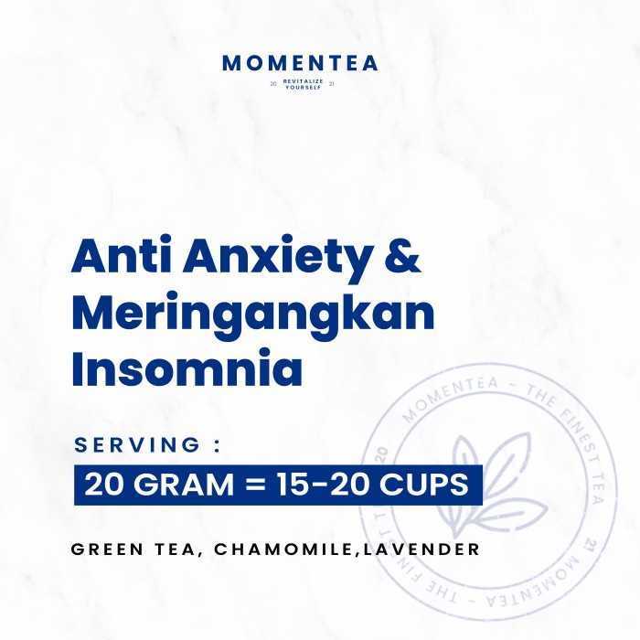 

✨PROMO✨ -CHAMOMILE LAVENDER TEA | Artisan Tea | Momentea