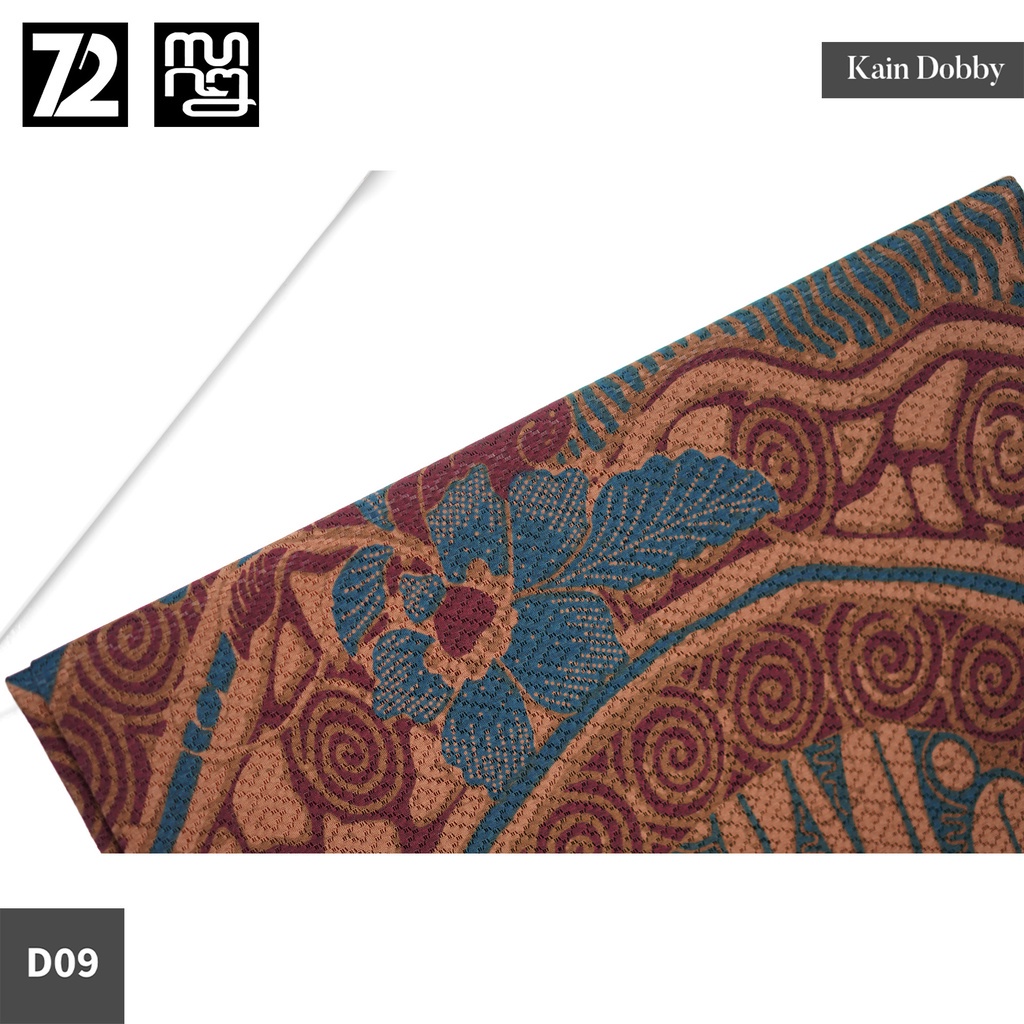 KAIN BATIK PREMIUM Bahan Dobby Motif Parang Naru Warna Biru Merah Coklat 724125 Cap 72 Jarik Jarit S