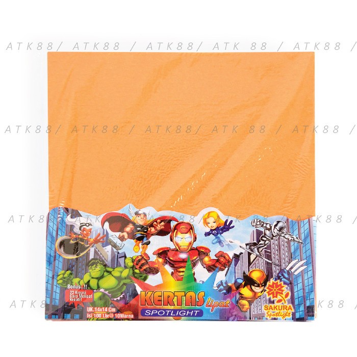 

Kertas lipat Sakura 30 x 30 Isi 50Lembar