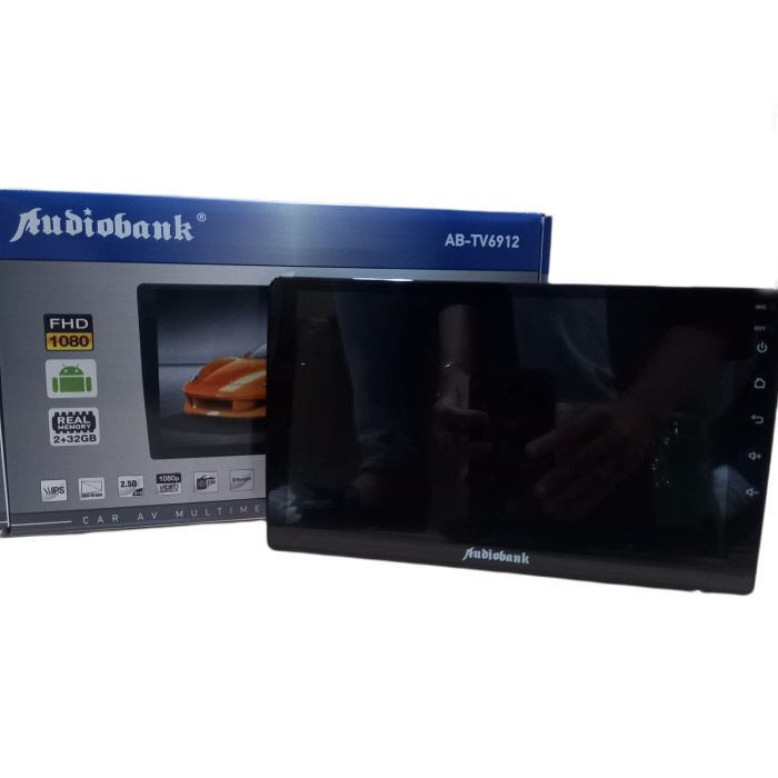 Head Unit 9 Inch Android Audiobank AB-TV6912 Ram 2GB/32GB