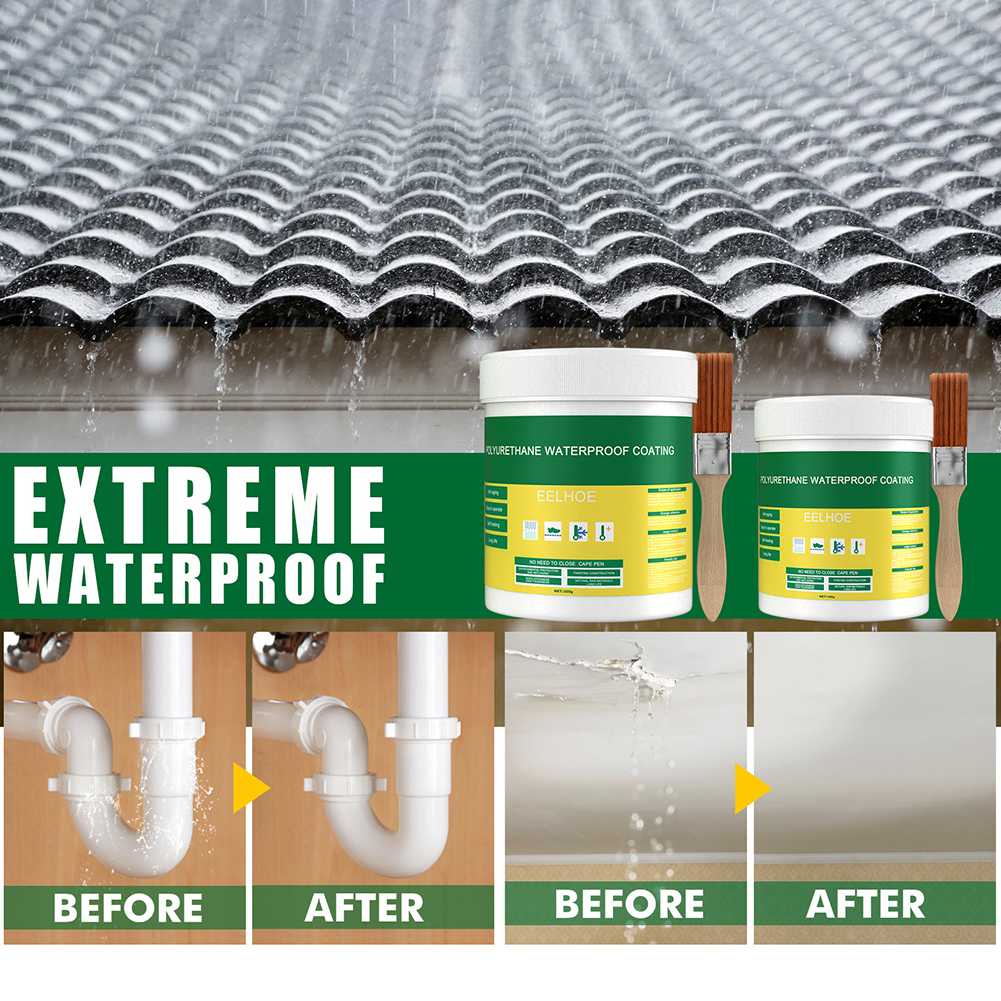 

RUCRAK Lem Anti Bocor Rembes Waterproof Coating 300g with Brush - JJ220