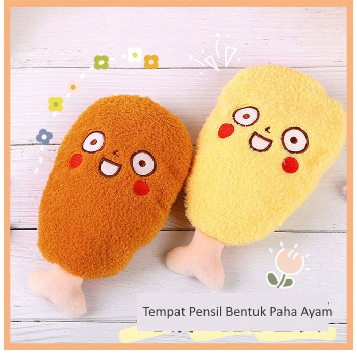 

[LOGU] Tempat Pensil Paha Ayam, Tempat Pensil 3D Bentuk Paha Ayam