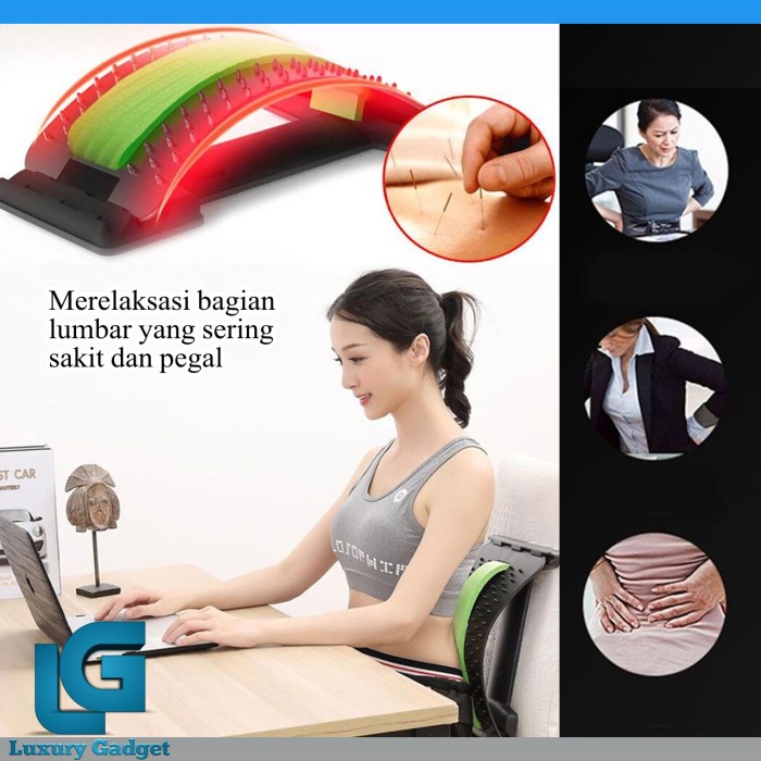 ALAT TERAPI PINGGANG PUNGGUNG TULANG BELAKANG PENYANGGA SAKIT TERBAIK