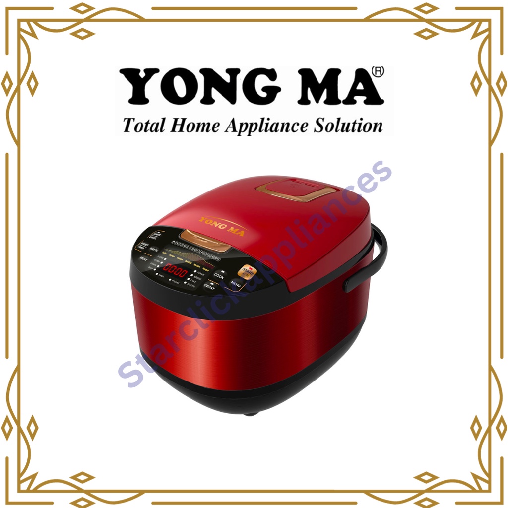 [BARU 2024] YONG MA Rice Cooker Digital SMC-7047 / SMC 7047 / SMC7047 Upgrade [2 Liter] [Garansi Res