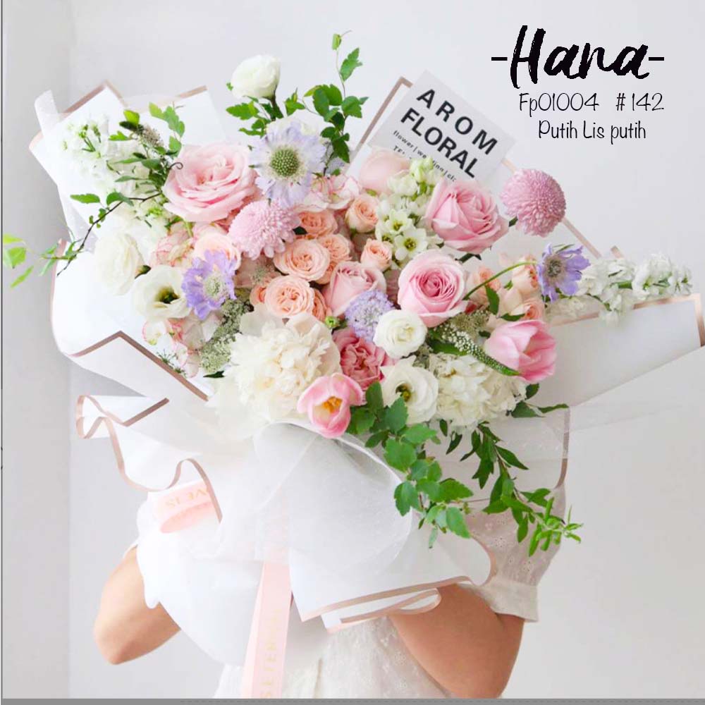 

kertas cellophane pembungkus buket flower wrapping warna transparan hand buket