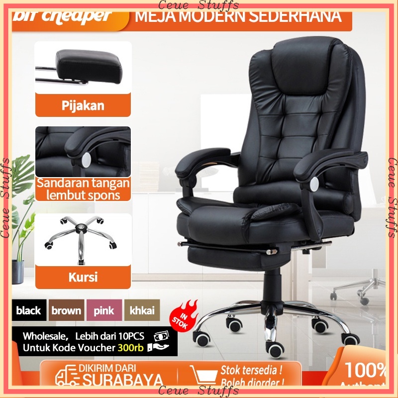 PROMO PREMIUM TERMURAH AESTHETIC AWET KUAT !! Kursi kantor/kursi belajar/kursi komputer/kursi kantor