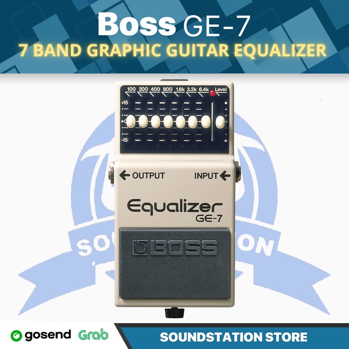 BOSS GE-7 Band Graphic Guitar Equalizer | Efek Stompbox Pedal GE7 EQ