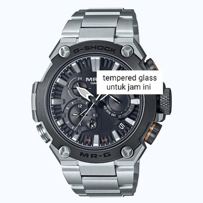 tempered glass for CASIO G-SHOCK MRG-B2000D-1A anti gores jam tangan TG pelindung layar screen prote