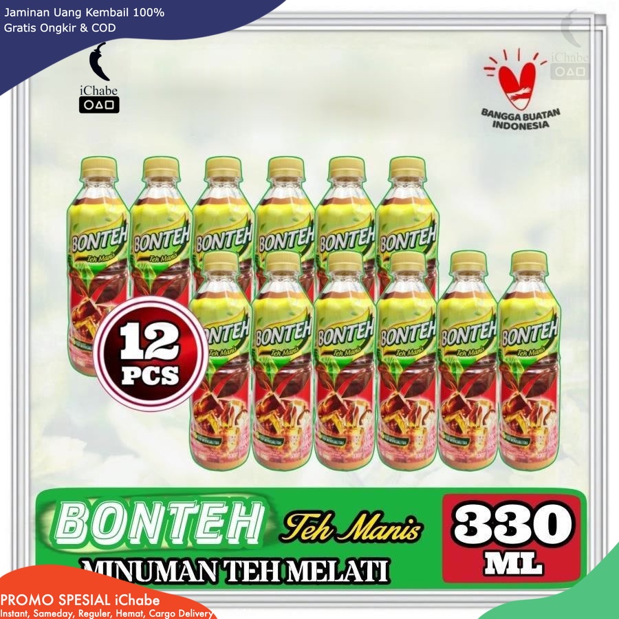 

[BISA COD] DS BONTEH Original Rasa Teh Melati Botol Pet - 330 ml (Kemasan 12 Pcs)