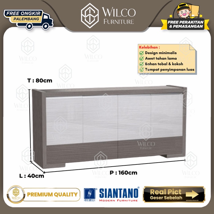 Bufet Laci Serbaguna CR 003 / Meja Tv Siantano / Nakas Minimalis Murah