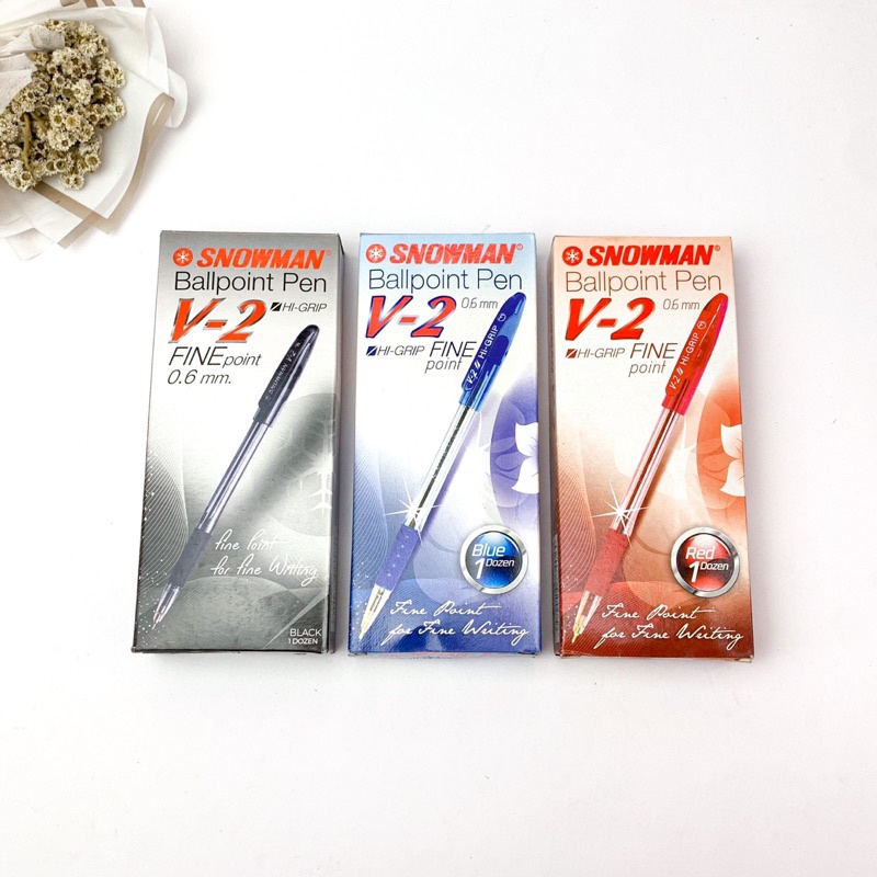 

Snowman Ballpoint Black Blue Red V - 2 / V2