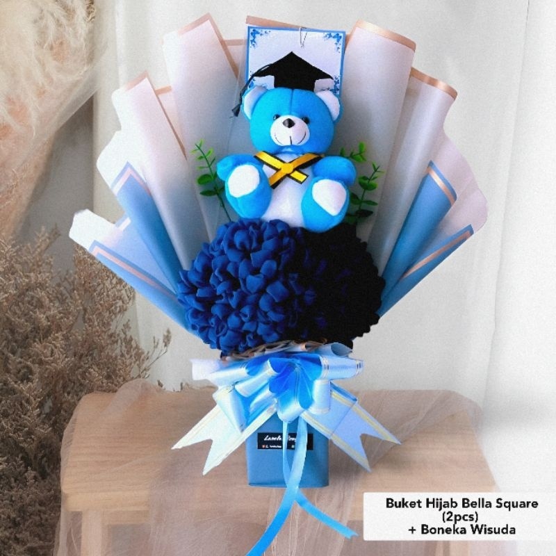 Buket Hijab Boneka Wisuda