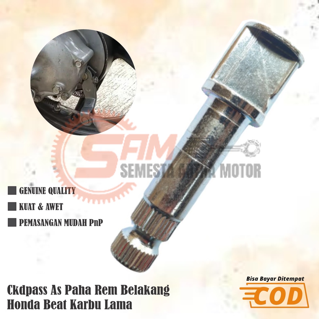 CKDPass As Paha Rem Belakang Vario Beat Scoopy Genio Spacy Honda Motor Matic