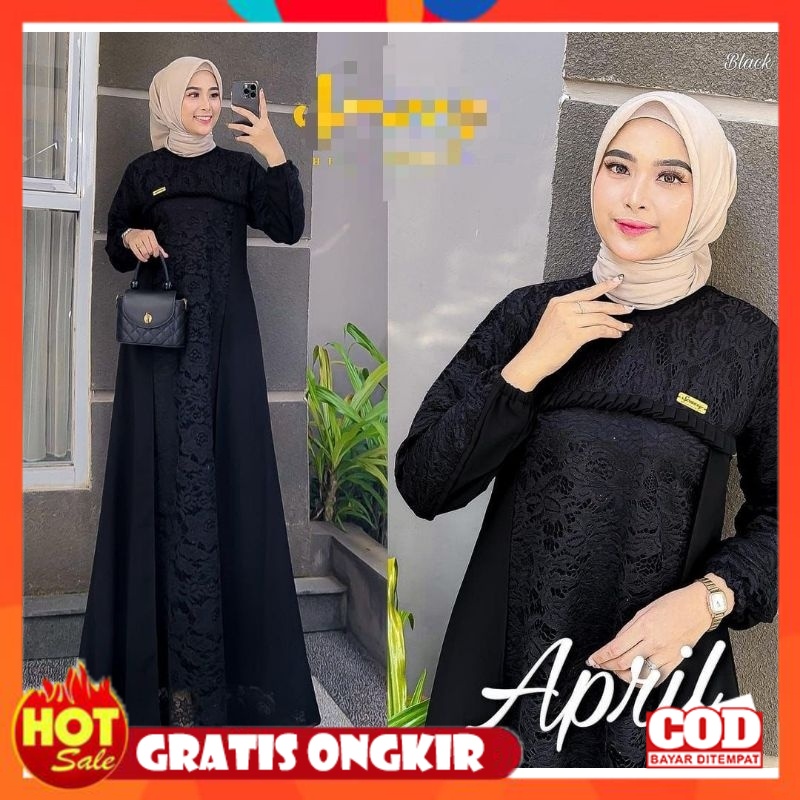 KAIN ADEM HALUS TEBAL / Gamis brukat jumbo tebaru size L XL XXL 3L 5L gamis kondangan gamis brukat h