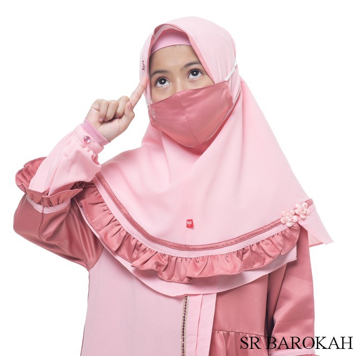 Rabbani - Setelan Baju Gamis Anak Perempuan Bani Batuta Khimar Hafiz Niswah
