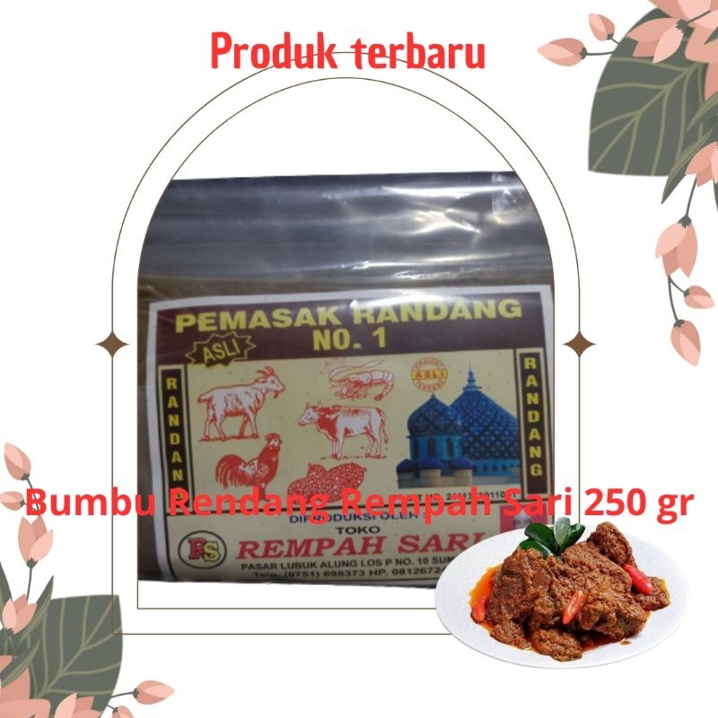 

Bumbu Rendang Rempah Sari 250 gr